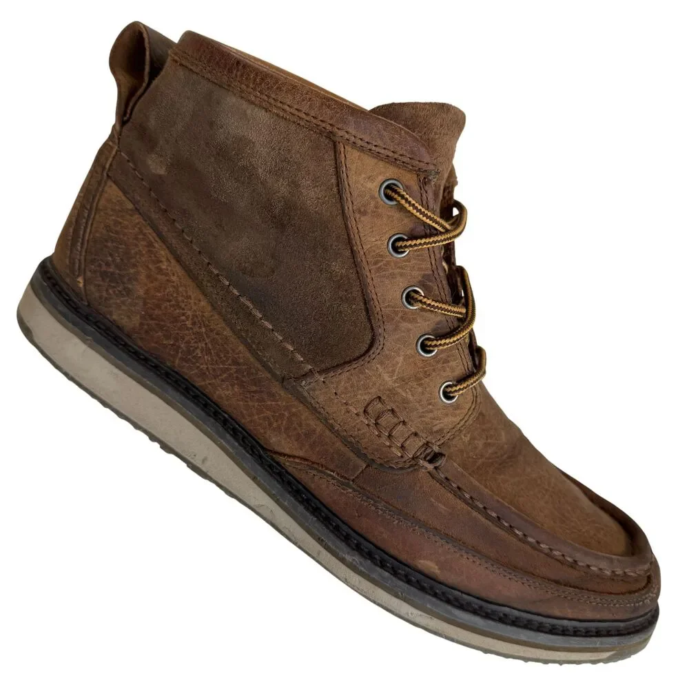 Ariat Men's Brown Lookout Boots - Earth / Stone Suede Size 12 D